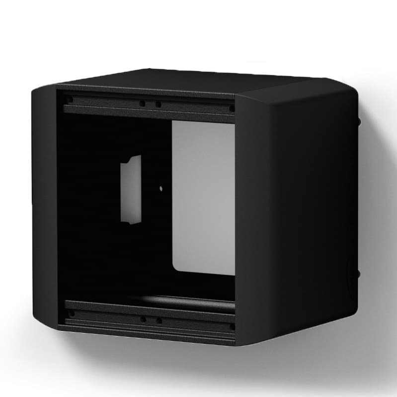 CASY on-wall chassis - 2 space Black