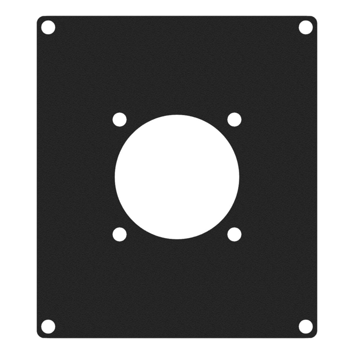 CASY 2 space cover plate - 1x G-size hole Black version