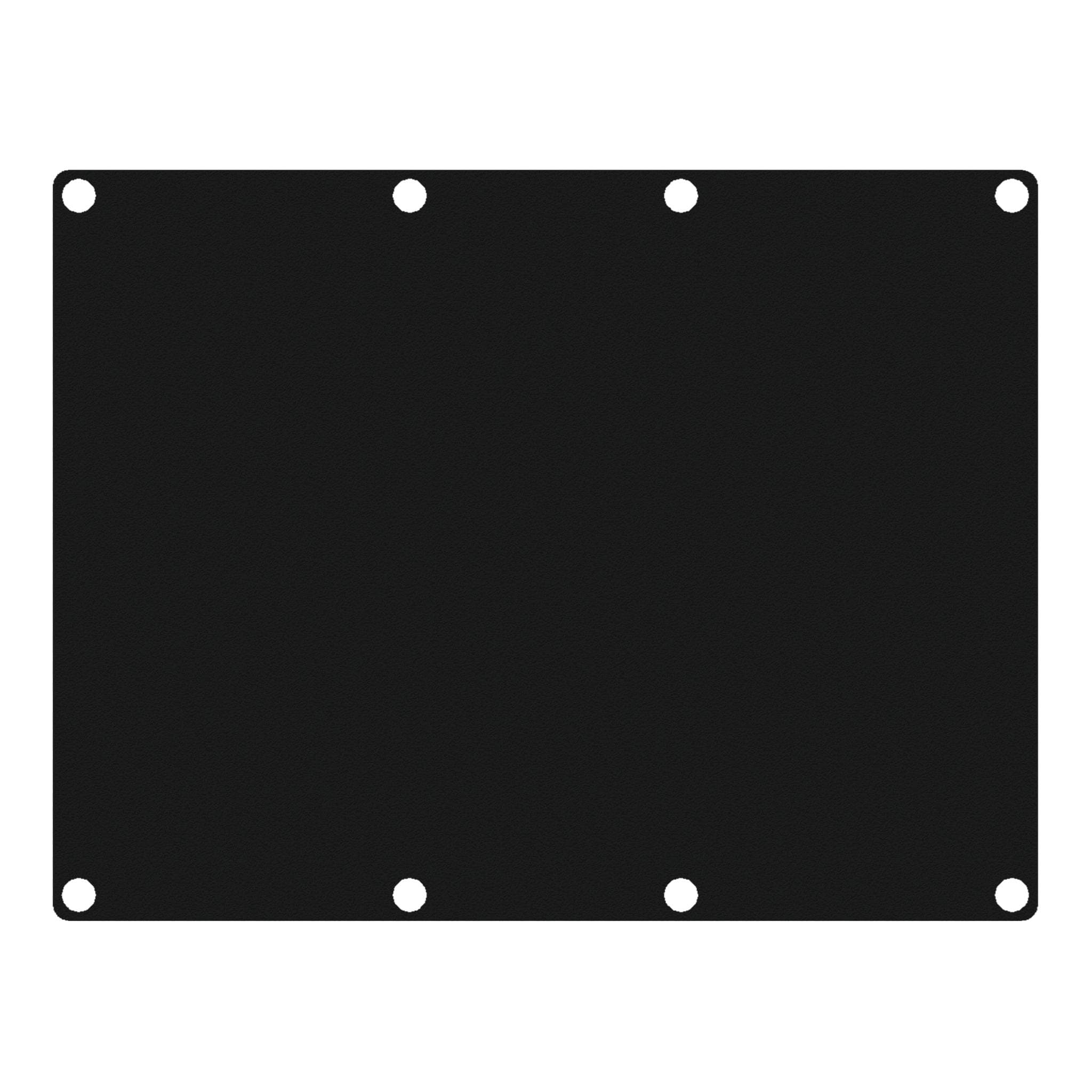 CASY 3 space closed blind plate Black version