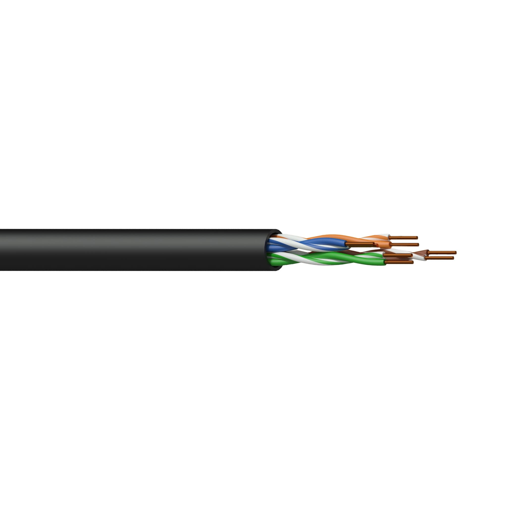 Networking cable - CAT5E - U/UTP - solid 0.20 mm² - 24 AWG - FlamoFlex™