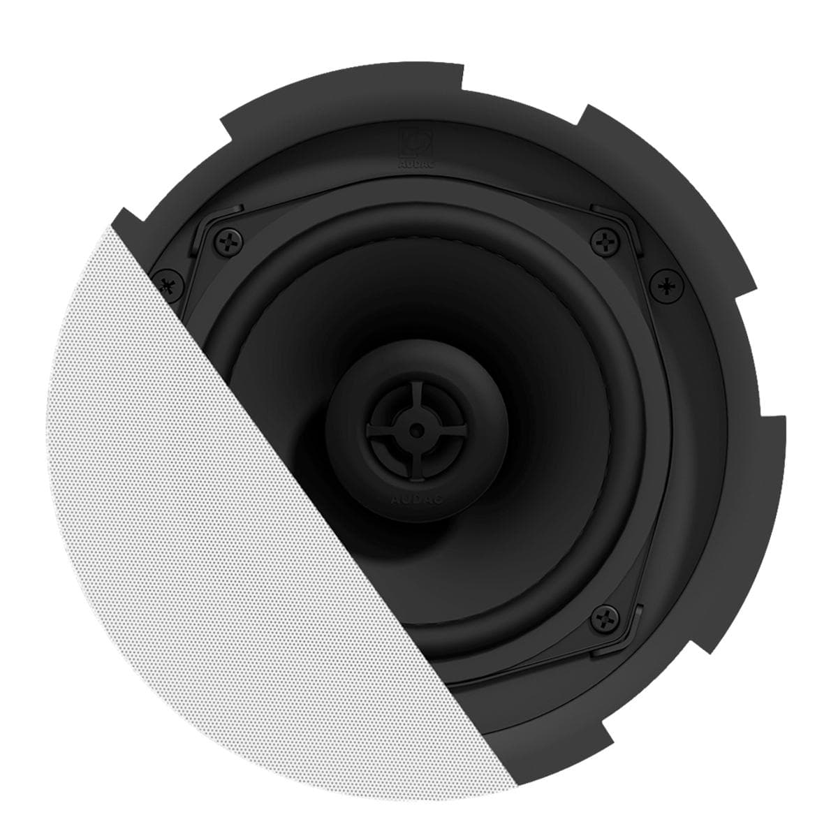 CIRA530D/W QuickFit™ 2-way 5 1/4" ceiling speaker with TwistFix™ grill White version, 16 ?