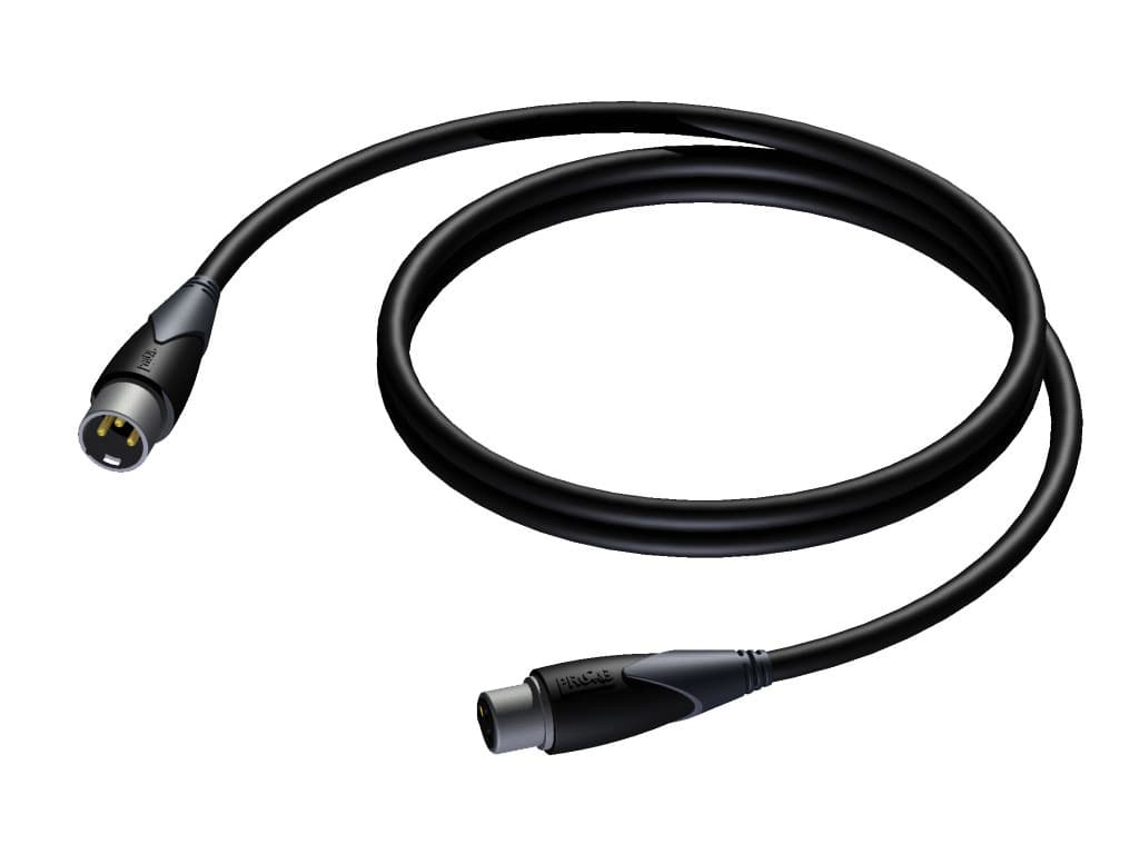 Loudspeaker cable - XLR male - XLR female 10 meter