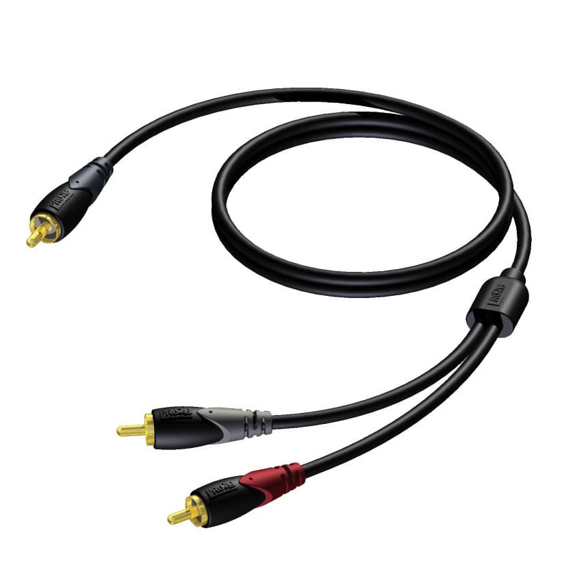 RCA/Cinch male - 2 x RCA/Cinch male 1.5 meter