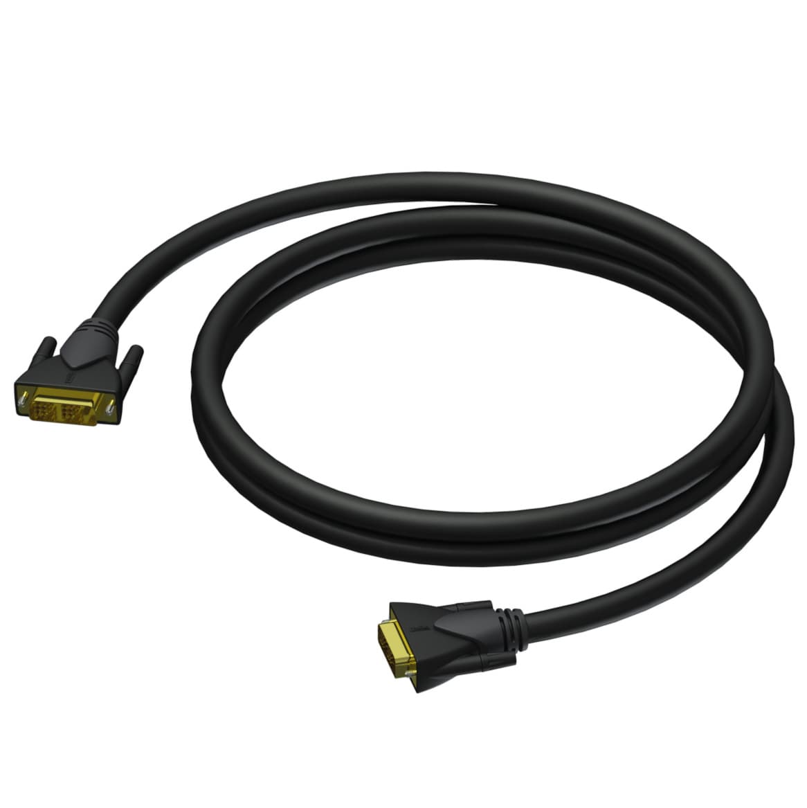 DVI D male - DVI D male - dual link 5 meter - 26 awg