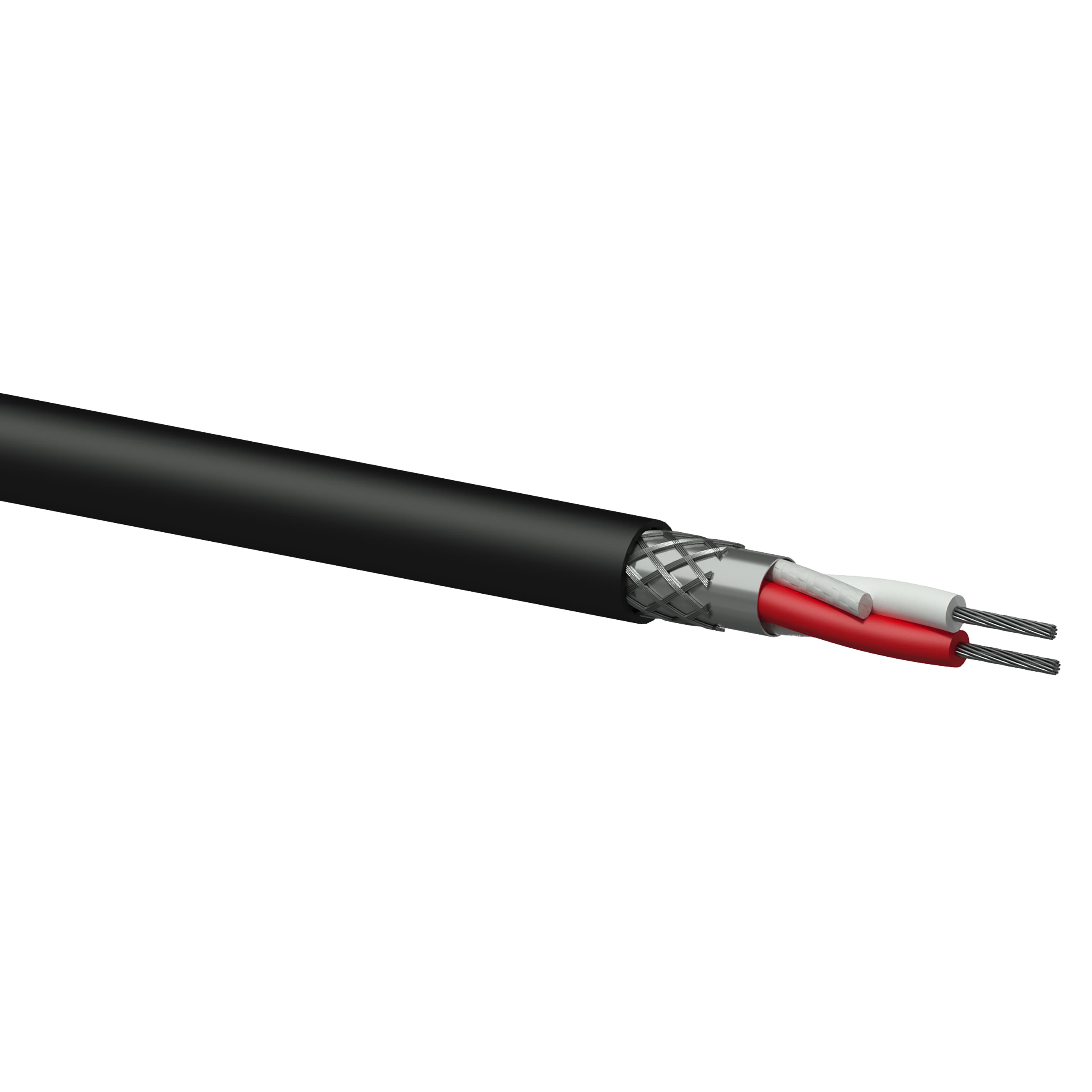 DMX-AES cable - flex 2 x 0.34 mm² - 22 AWG - FlamoFlex™ plastic reel