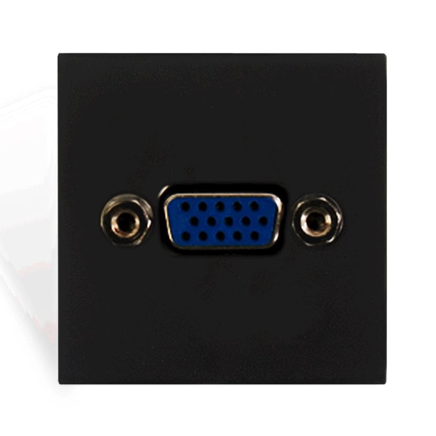 Connection plate - SVGA - bticino Black version