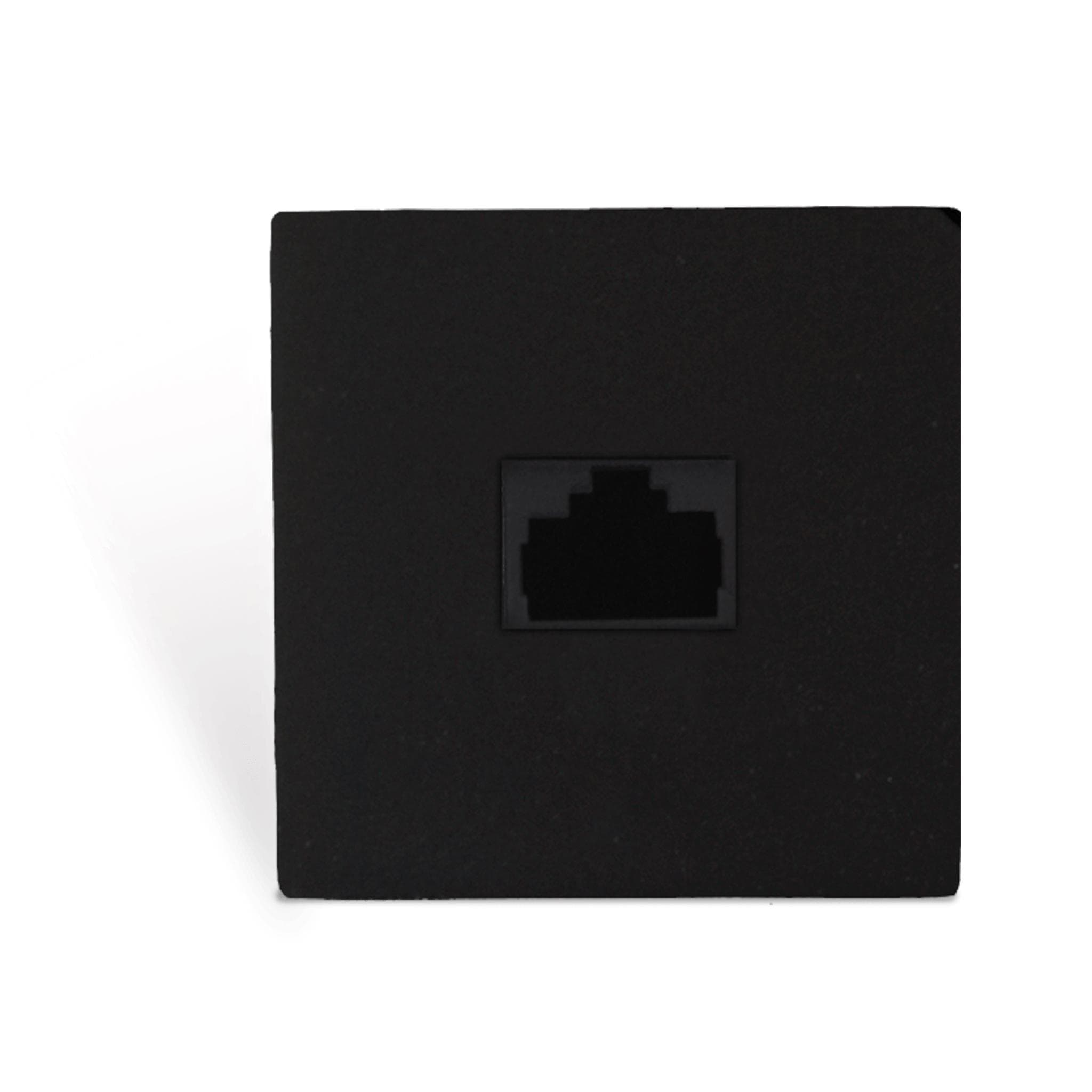 CP45ARP/B Connection plate RJ45 repeater 45 x 45 mm Black version