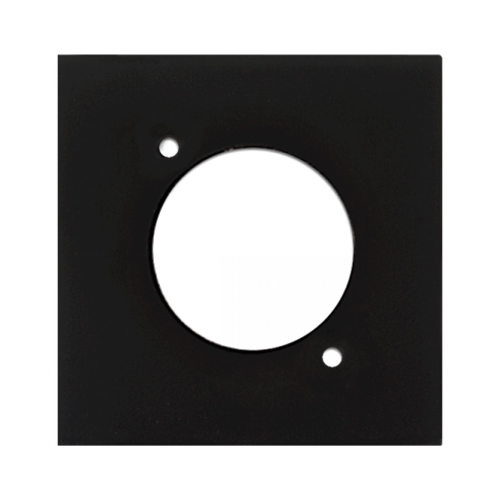 Connection plate D-size 45 x 45 mm Black version