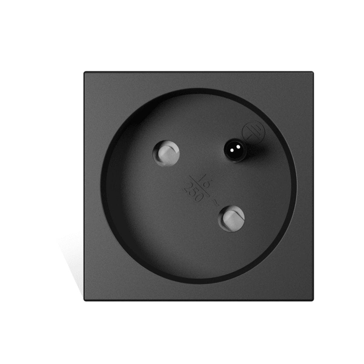 Connection module - French power socket Black version