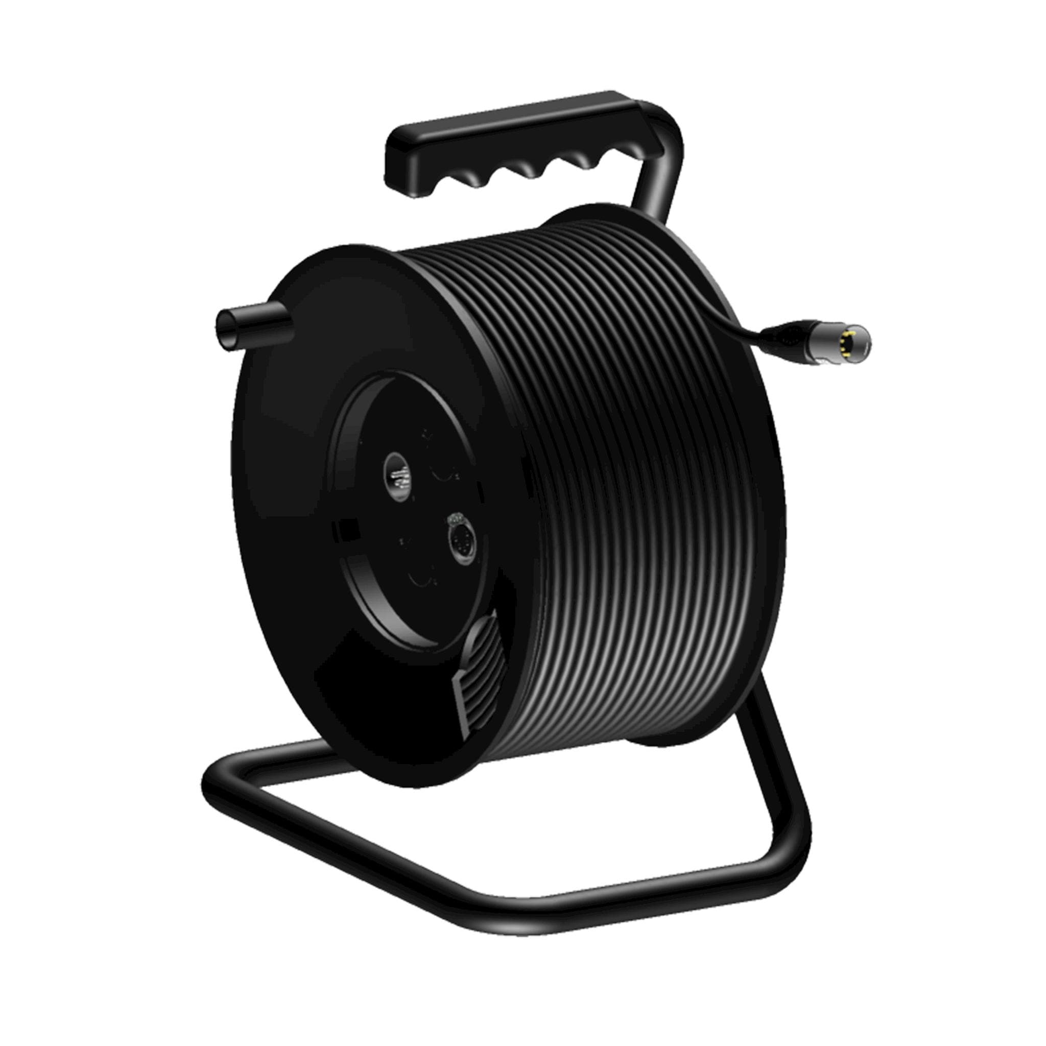 Cable reel - DMX AES - XLR male & female - XLR male