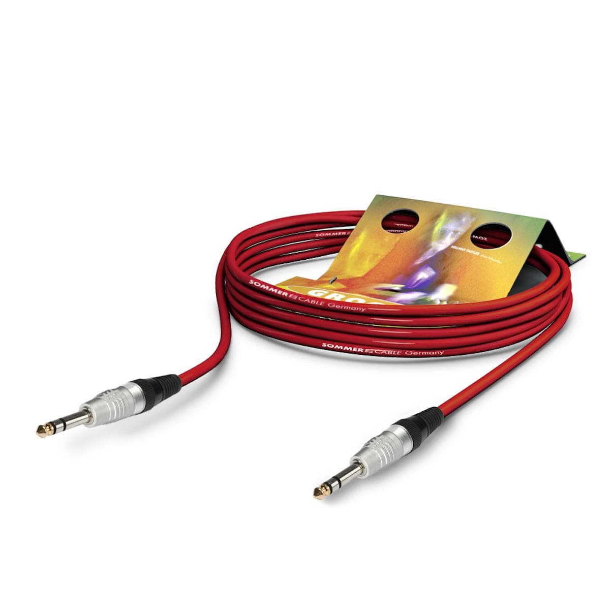 Patch- / insertcable Club Series MKII, 2 x 0,34 mm² | jack / jack, HICON | 0,25m | red