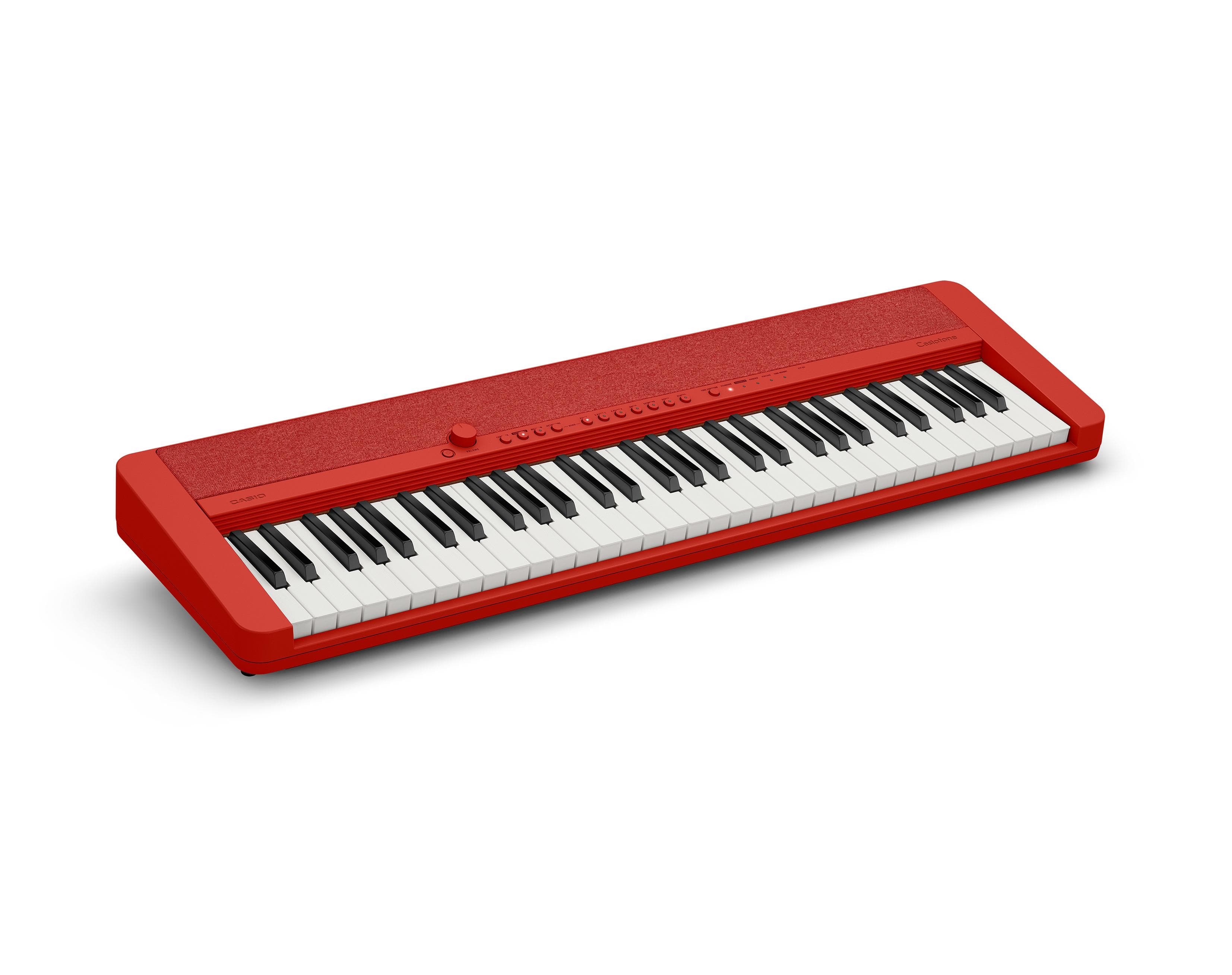 CT-S1Casiotone Series Keyboard, Red (Adaptor Included)