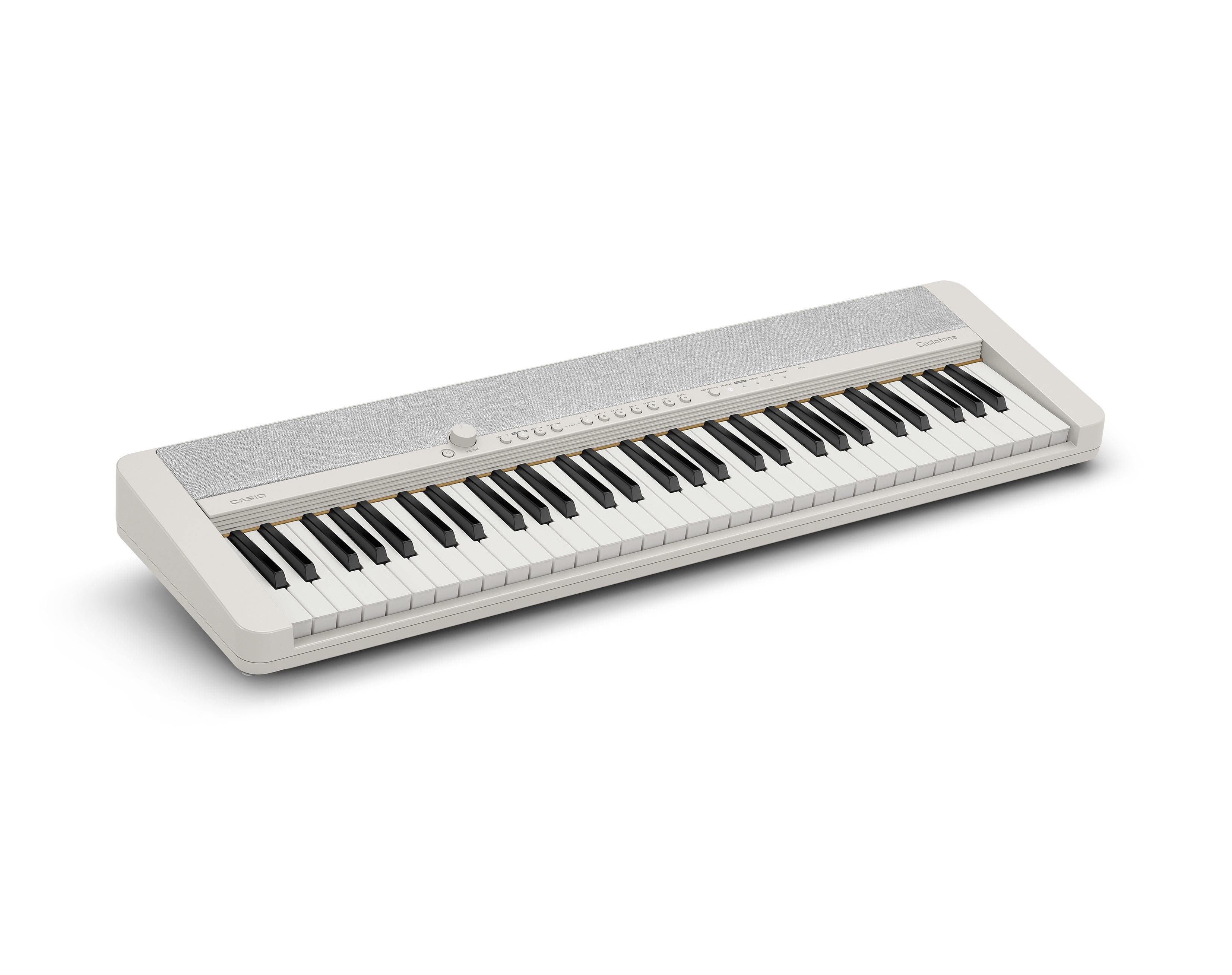 CT-S1Casiotone Series Keyboard, White (Adaptor Included)