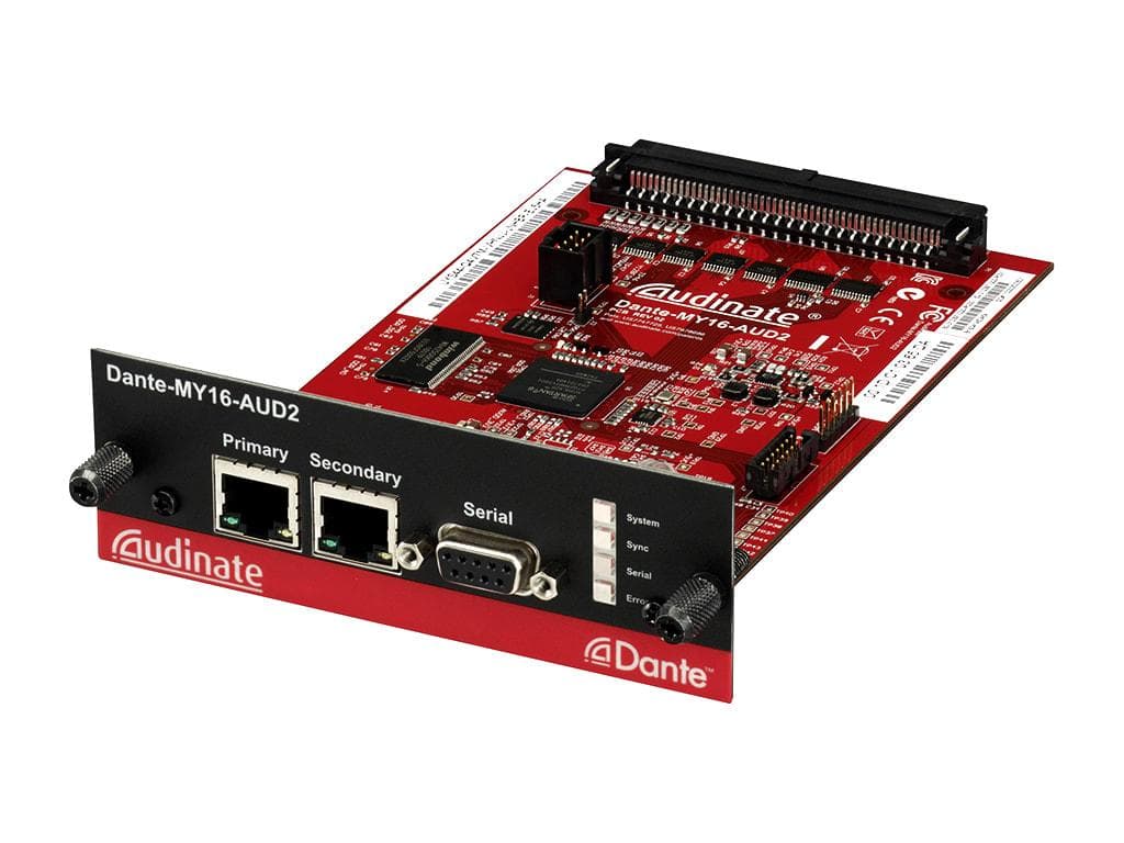 DANTEMY16AUD2 AUDINATE INTERFACE CARD