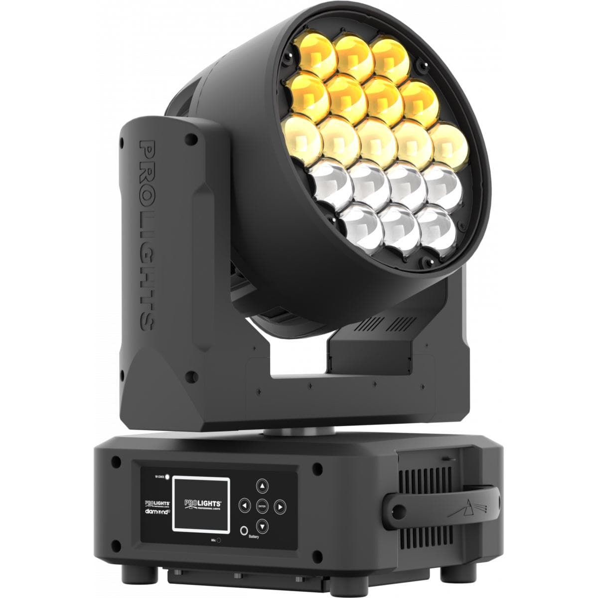 Led-Washer 19x15W OSRAM LED RGBW/FC, 6-66° zoom, pix2pix, 316W, 11kg, BK