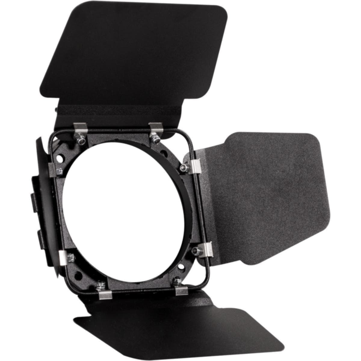 Barndoor with 4 directional flaps to adjust the light beam, for DISPLAYCOB, BK