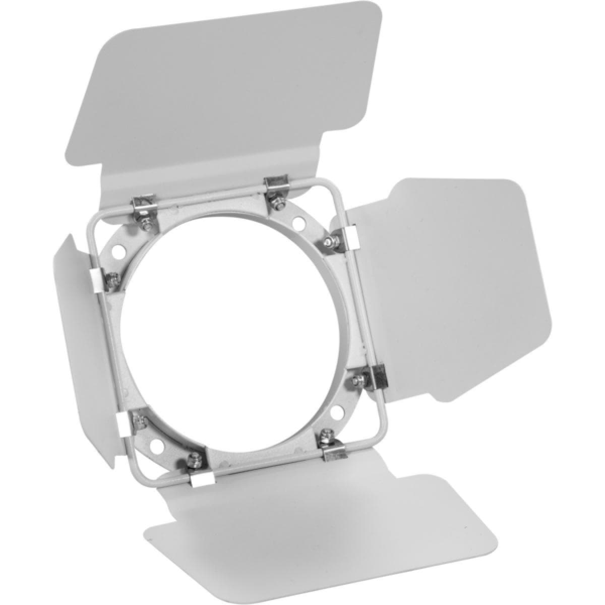 Barndoor with 4 directional flaps to adjust the light beam, for DISPLAYCOB, WH