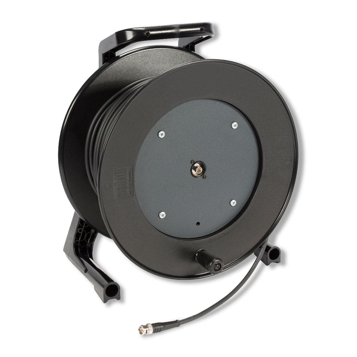 Video SC-VECTOR 0.8/3.7, HDTV, 1 x 0,50 mm² | BNC / BNC, HICON on cable spool | 100m | black | black