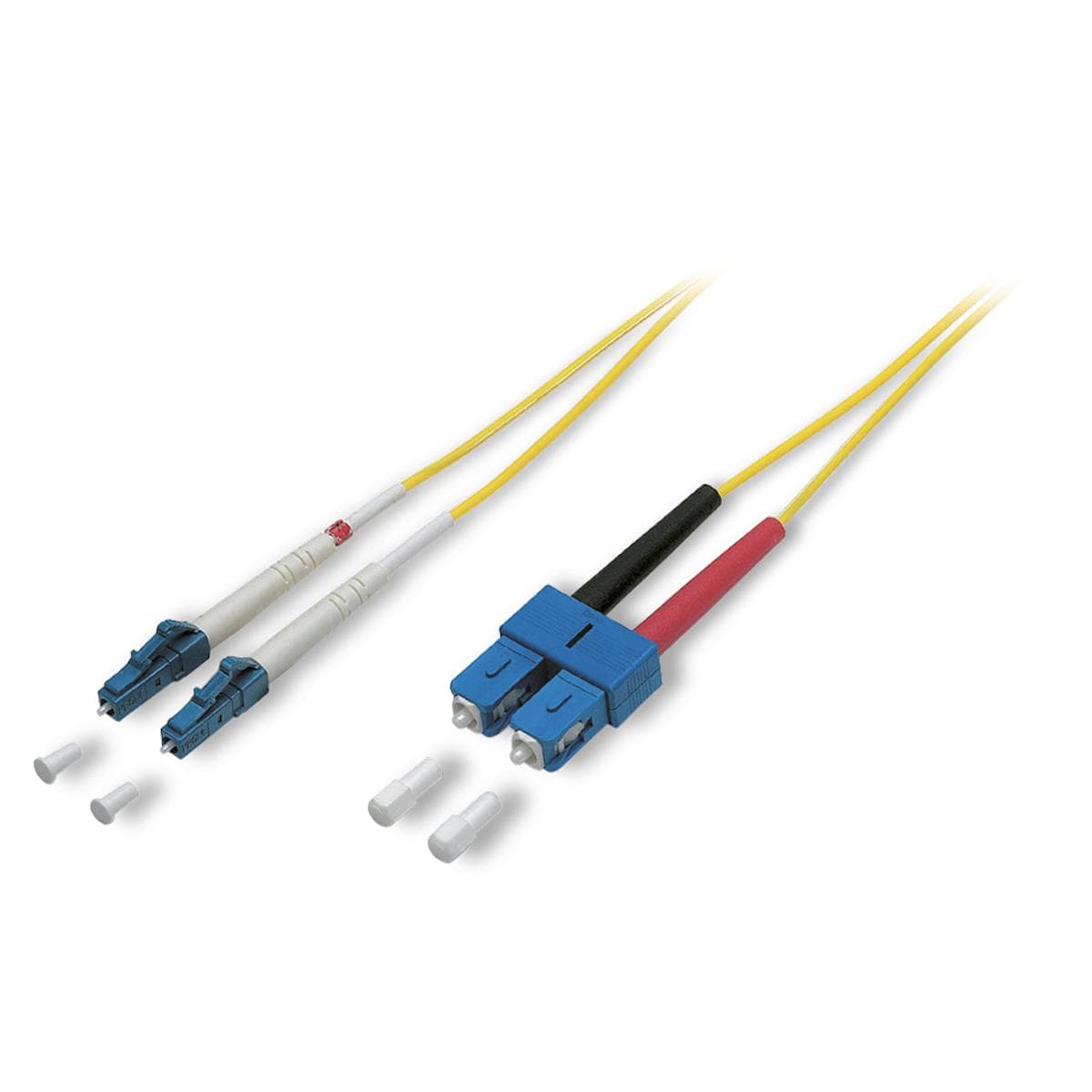 Fiber patch cable 9/125 µm | 2 x LC / SC-Duplex | Singlemode | 2,00m
