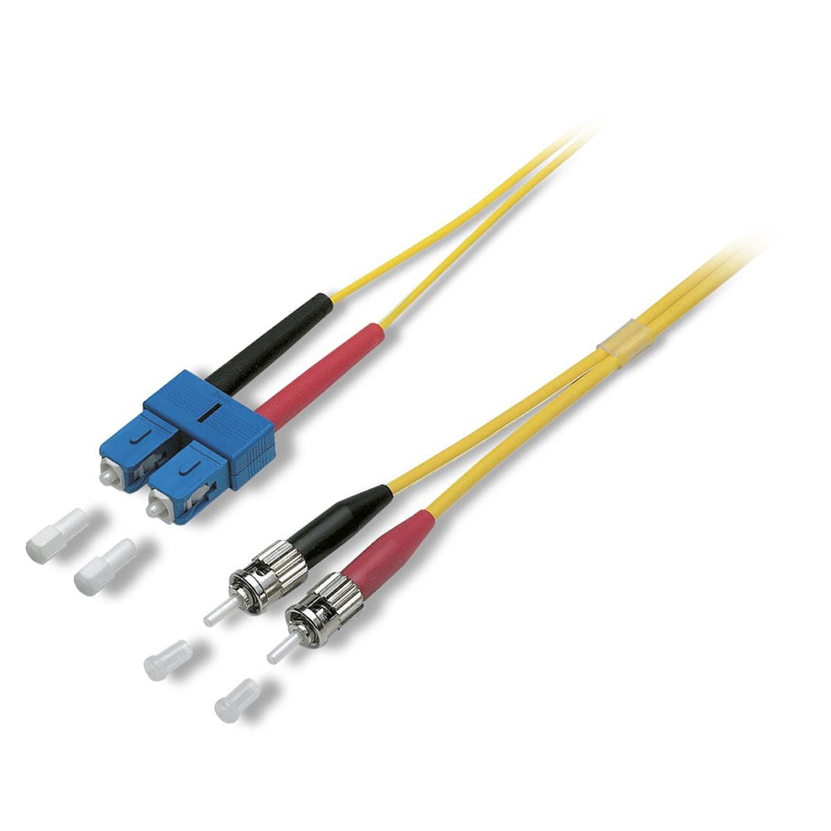 Fiber patch cable 9/125 µm | SC-Duplex / 2 x ST-II | Multimode | 5,00m