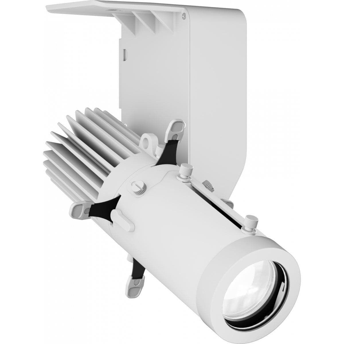 Dmx/Dali/knob/PCD control, 25W White LED 3000K, WH, w/o: lens, track and cable
