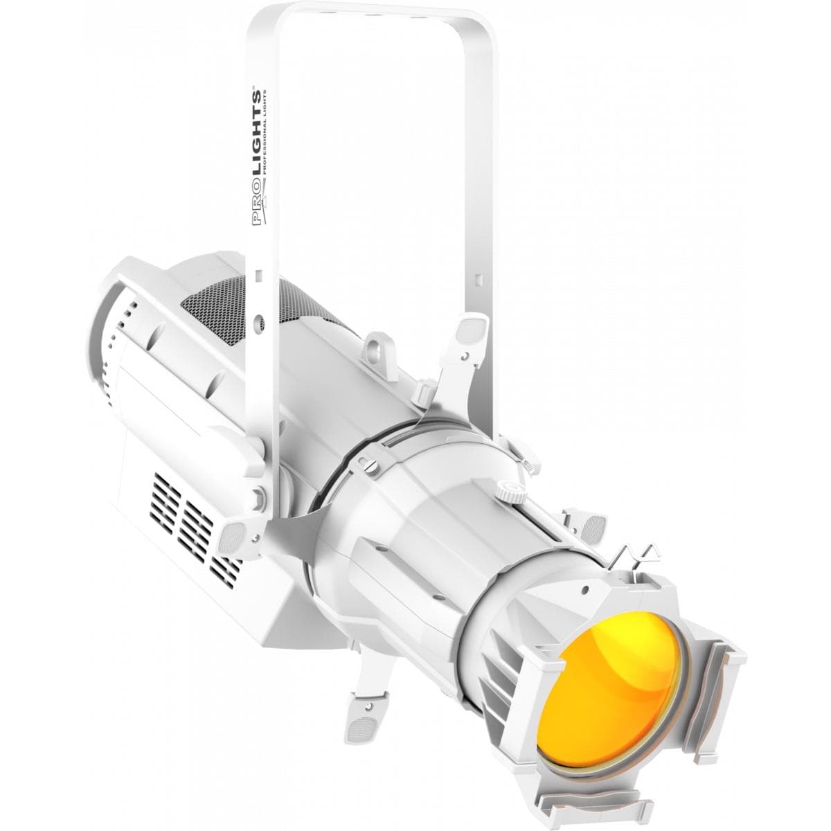 LED Profiler, 91x3W RGBL LEDs, opt.optics, 4 blades, IP20, 216W, 7 kg WH