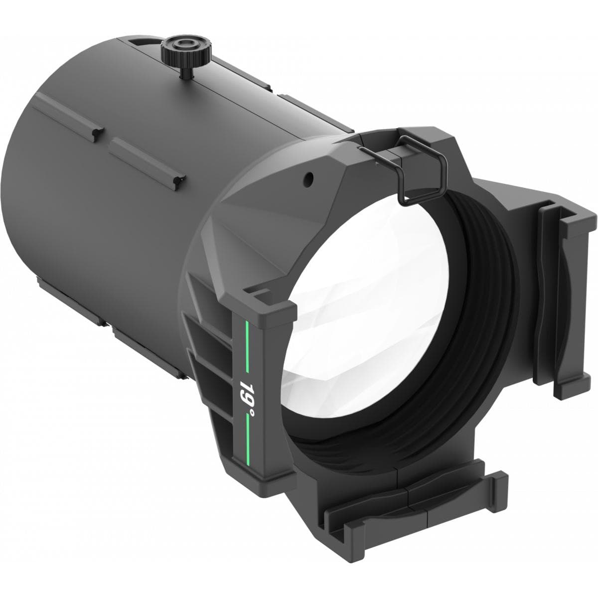 19° PRL lens barrel for EclProfile fixtures, black housing