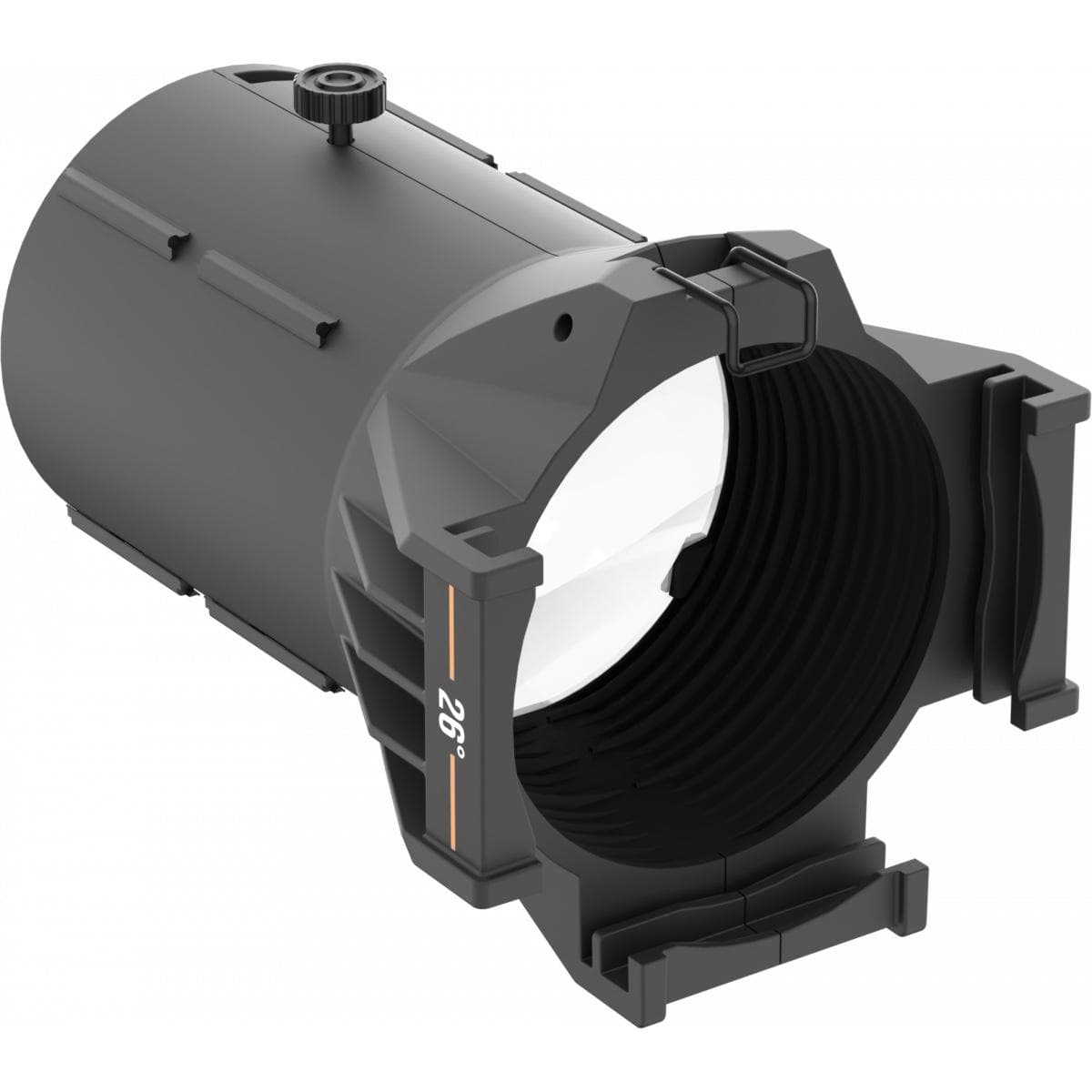26° PRL lens barrel for EclProfile fixtures, black housing