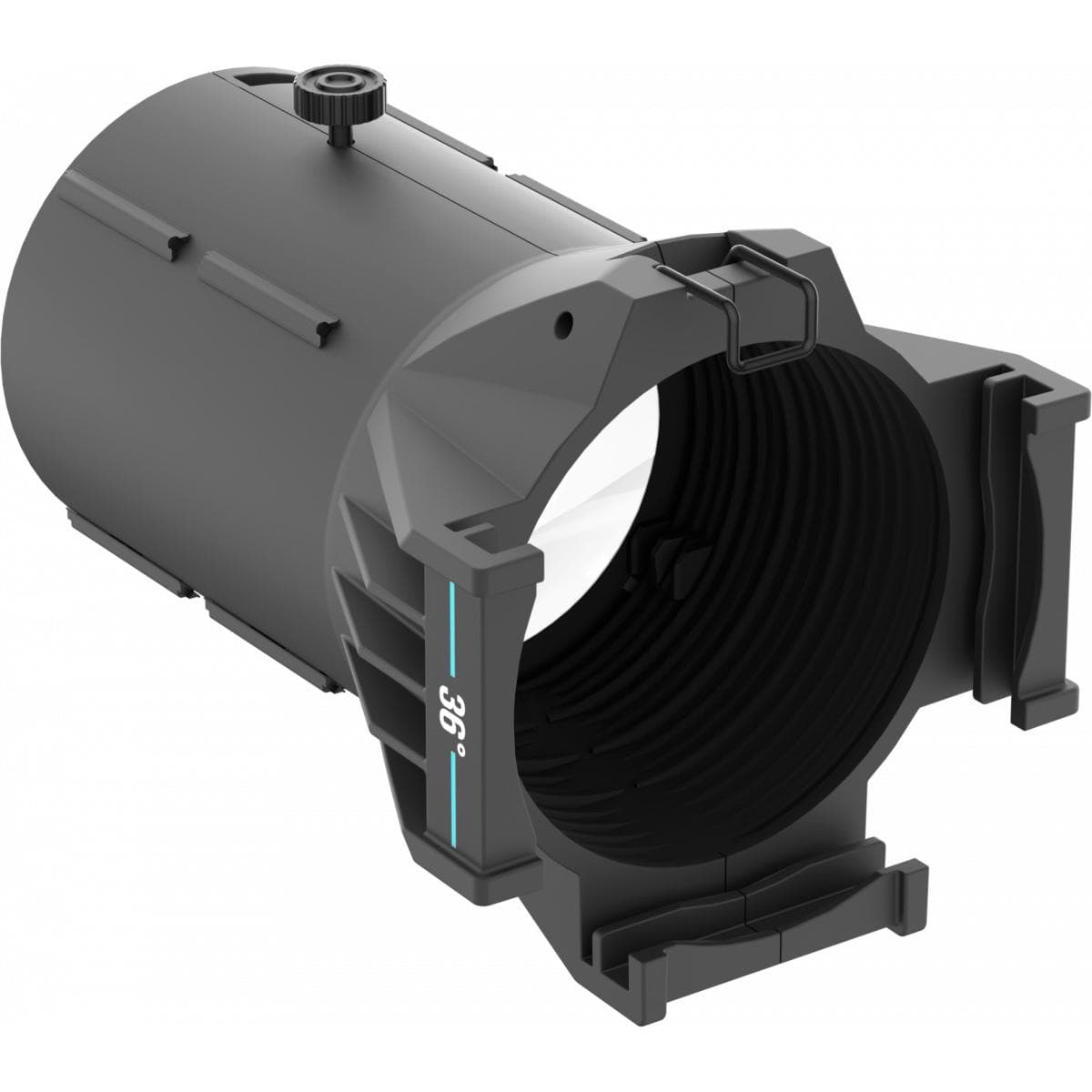 36° PRL lens barrel for EclProfile fixtures, black housing