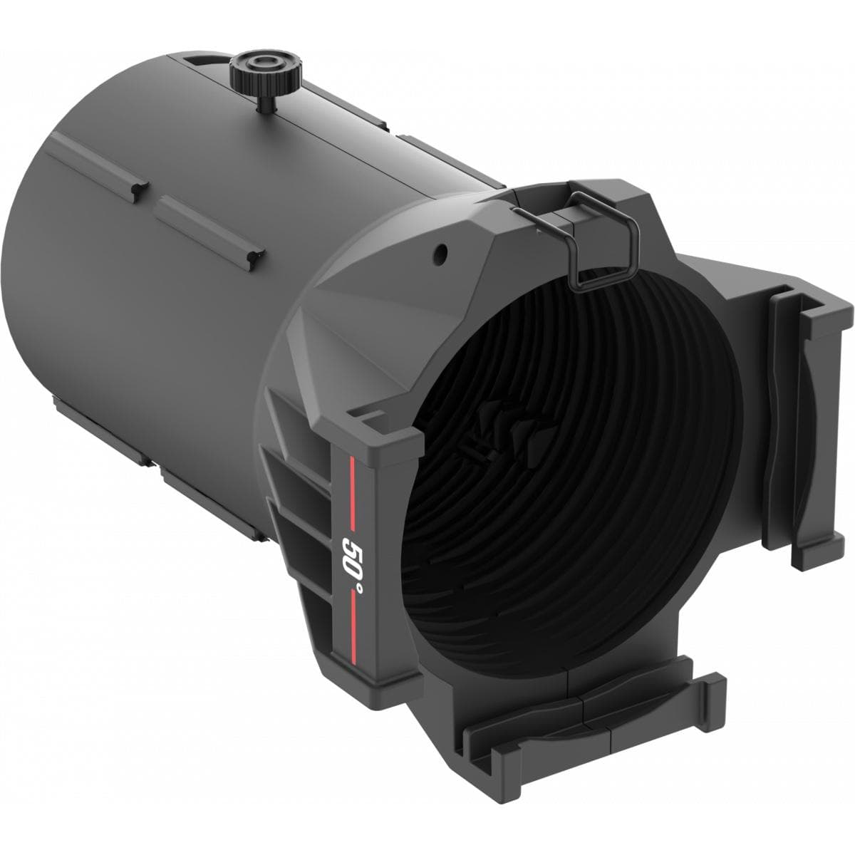 50° PRL lens barrel for EclProfile fixtures, black housing
