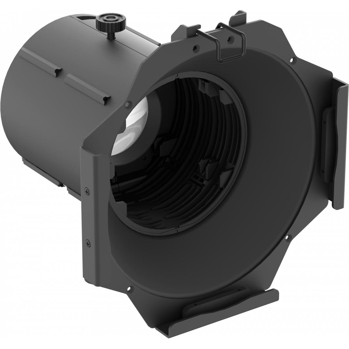 70° PRL lens barrel for EclProfile fixtures, black housing