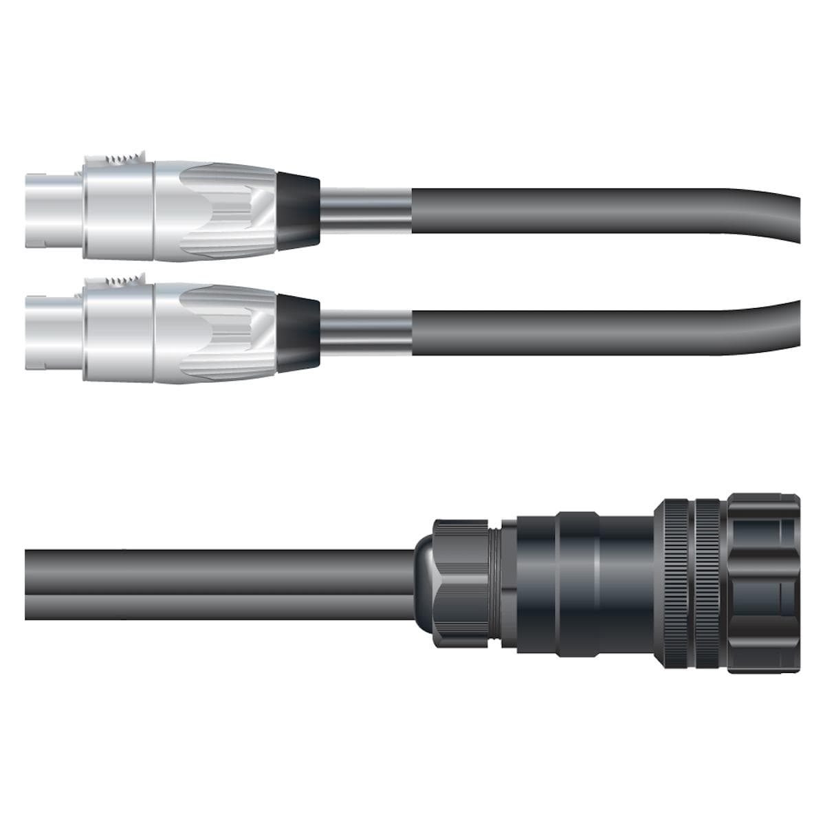 Sommer cable Speaker System , Speakon 8-pole/HI-SOCA 19-MP; HICON/NEUTRIK | 02/00 | 2,50m