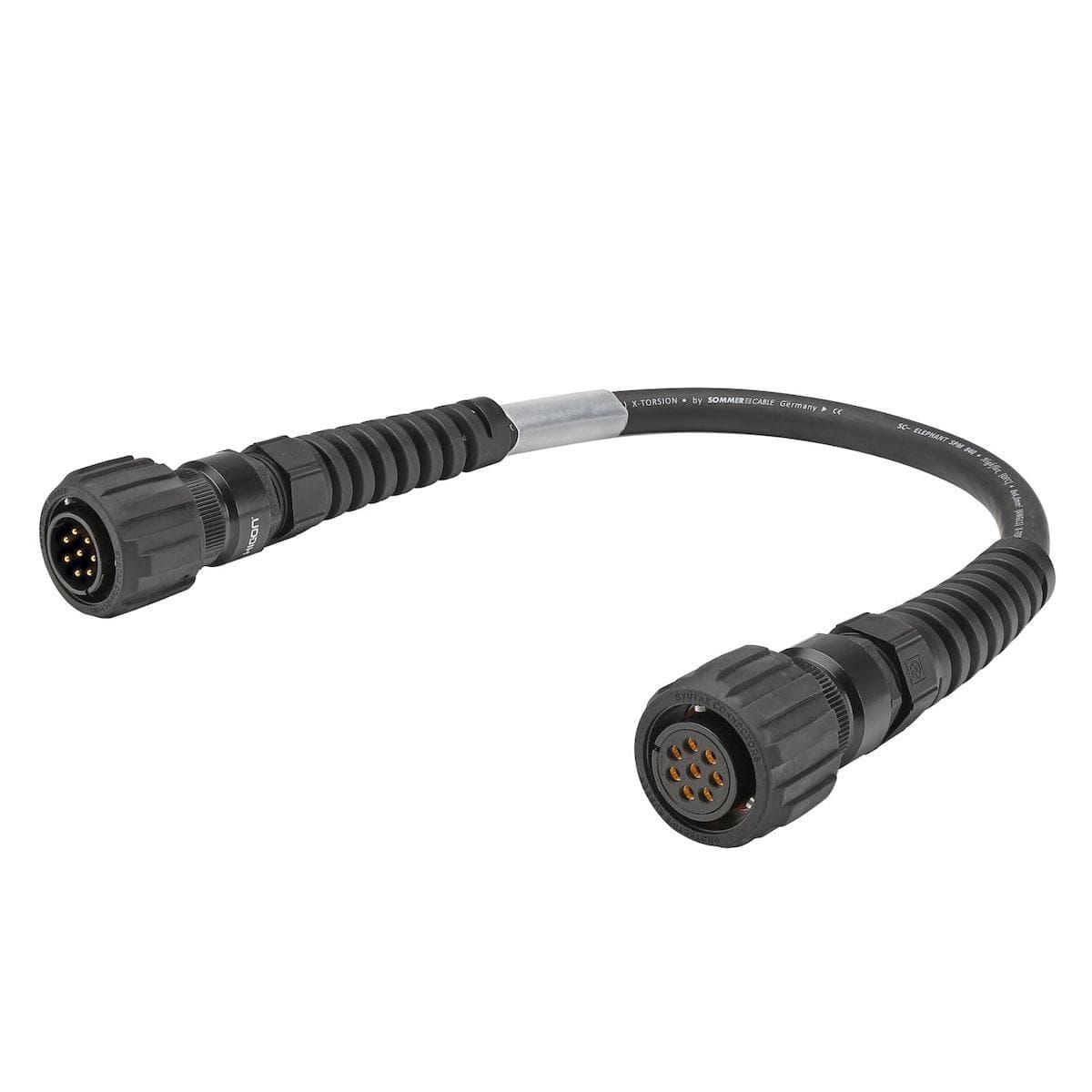 Sommer cable Speaker System , LK 8-pole male/LK 8-pole female; HICON; both multipin´s with retainer