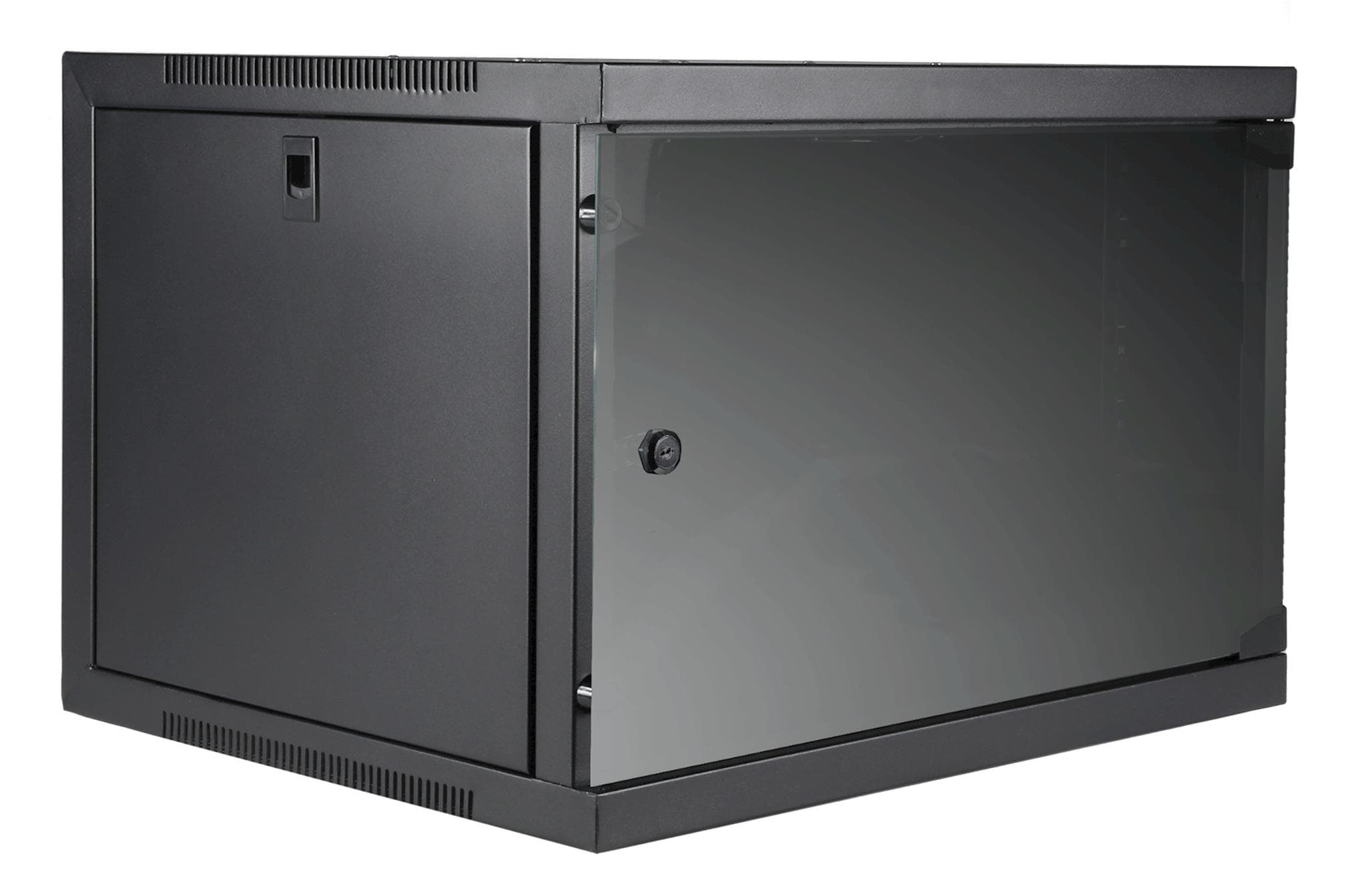 19" wall rack - 9 units - 450 mm depth Black version