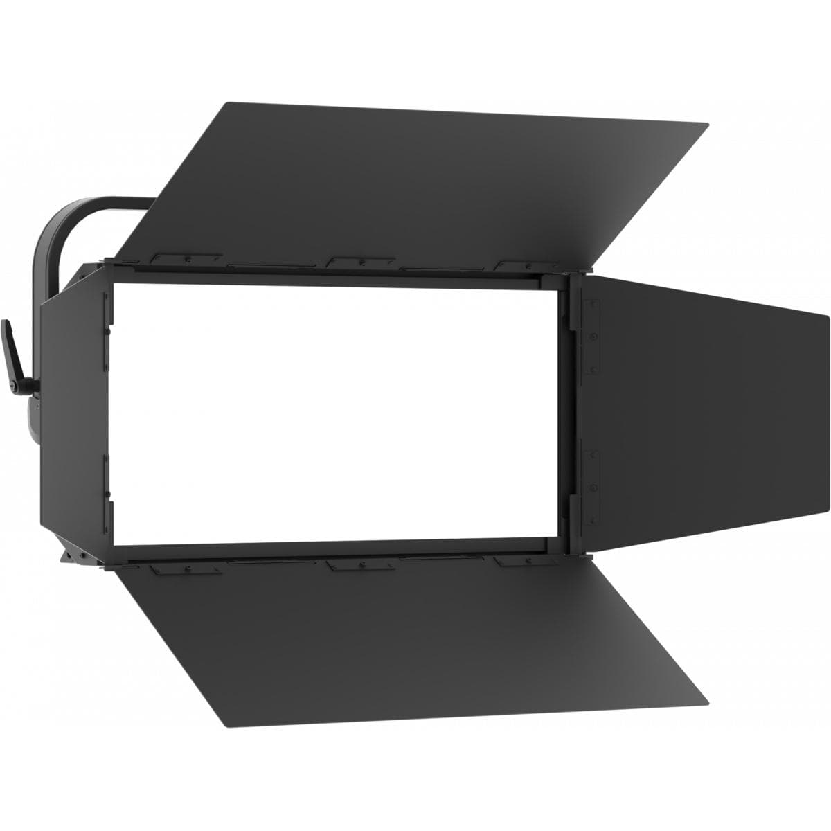 Barn door with 4 directional flaps to adjust the light beam