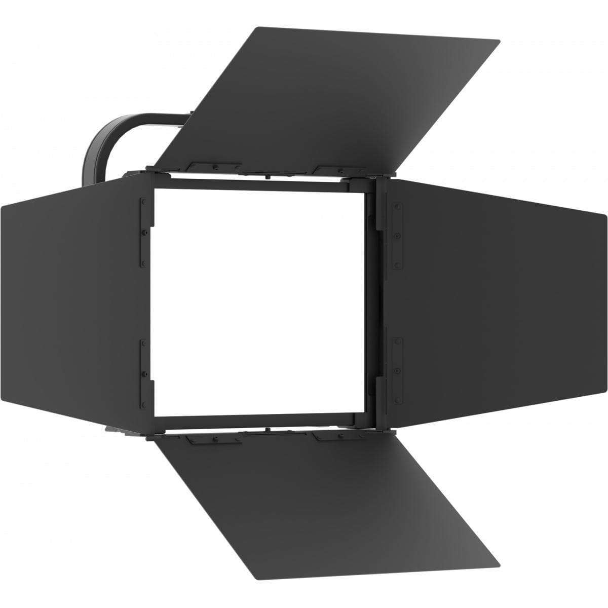 Barn door with 4 directional flaps to adjust the light beam