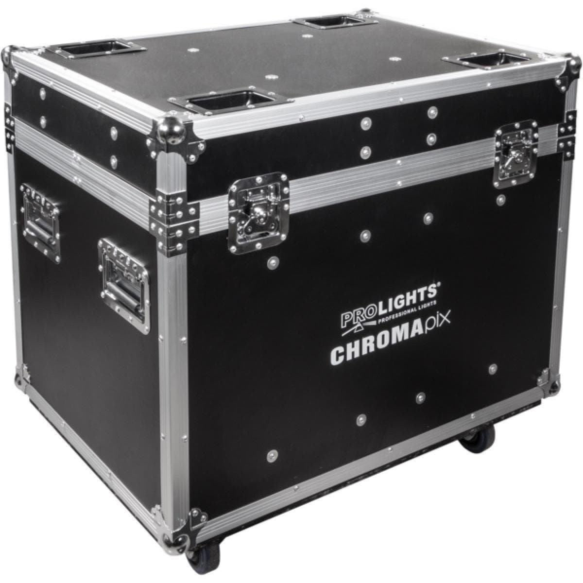 RoadCase with internal compartments designed to contain 4pcs CHROMAPIX modules.
