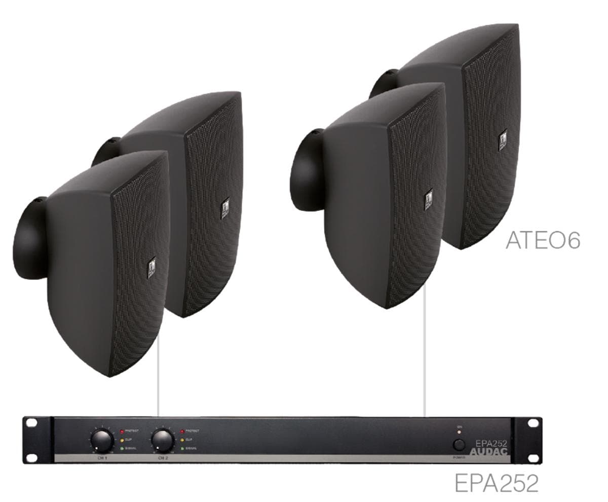 FESTA6.4E/B 4 x ATEO6 + EPA252 Black