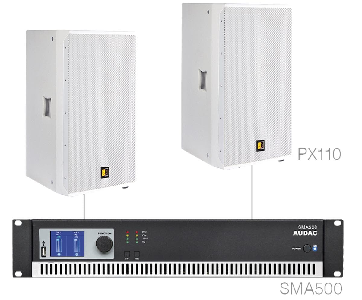 FORTE10.2/W 2 x PX110 + SMA500 White version