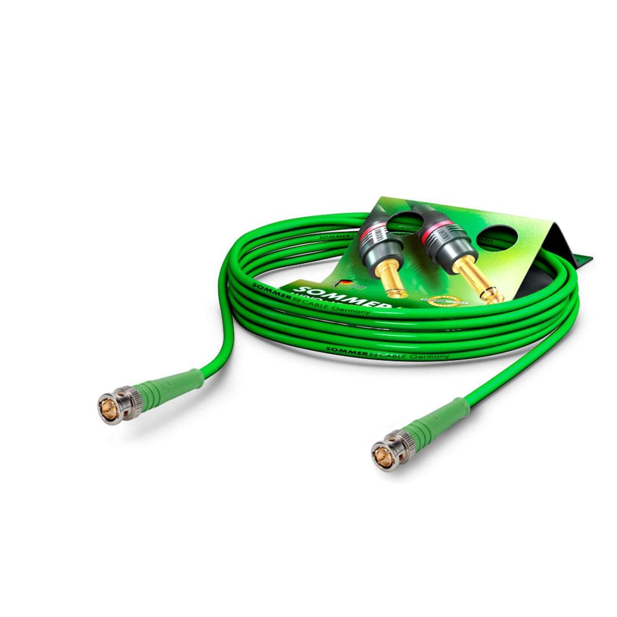Video-patch cable hd-sdi (hdtv) SC-Vector PLUS 1.6L/7.3 3G-SDI, 1 | BNC / BNC, HICON | 50,00m | gre