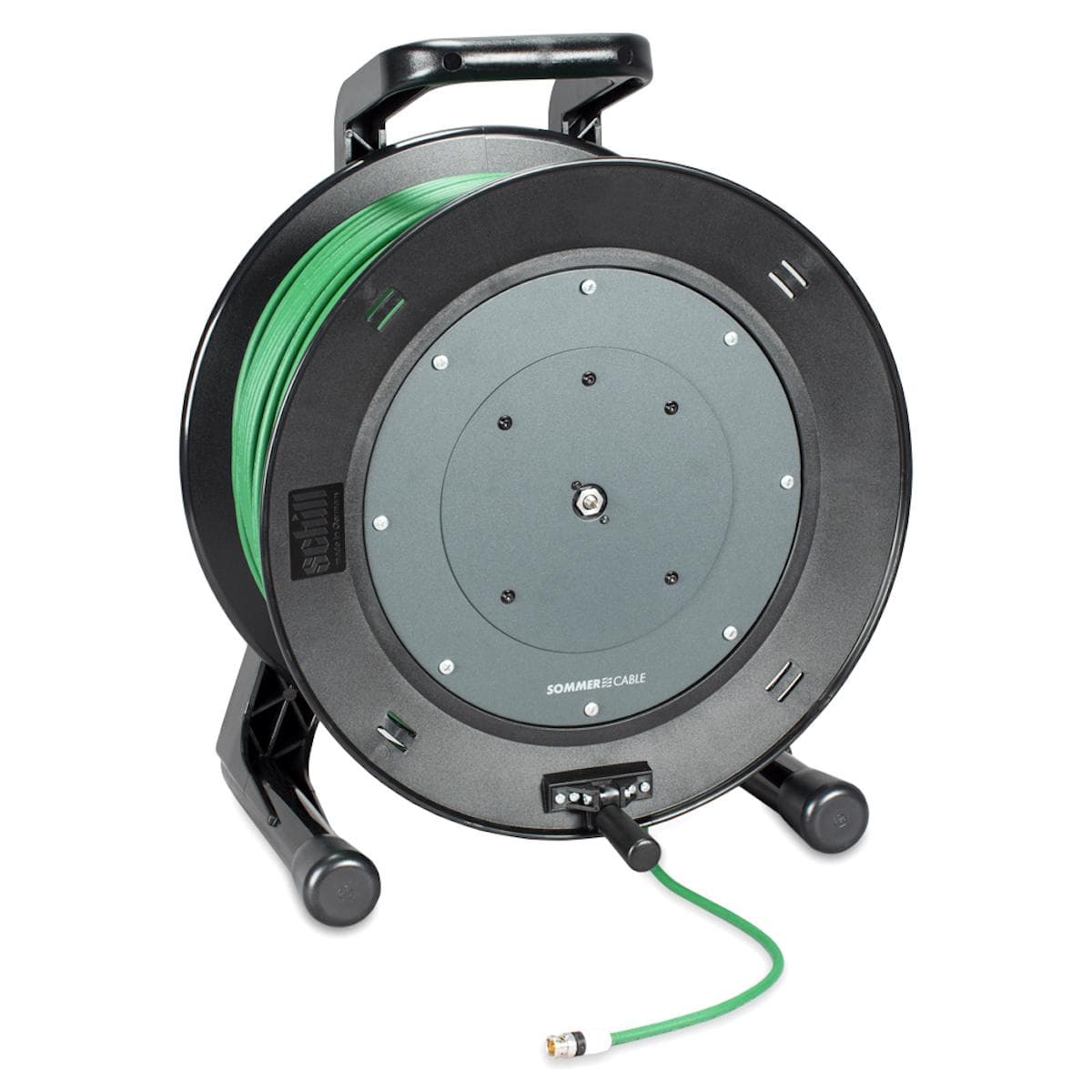 Video SC-Vector PLUS 1.6L/7.3 3G-SDI, 1 | BNC / BNC, NEUTRIK on cable spool | 130m | green |