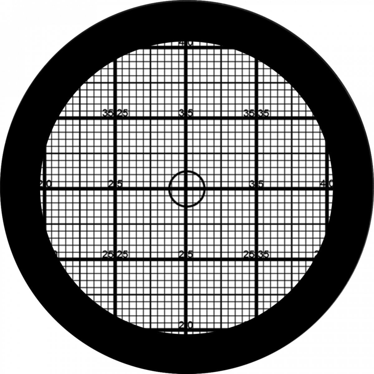 Custom glass grid gobo for MOSAICOXL, used to map perfectly any building surface
