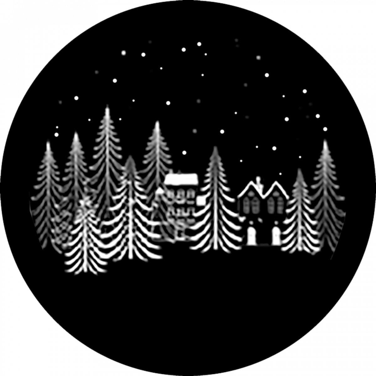 Gobo in borosilicate glass. Pines. øE26.8, øIMG23