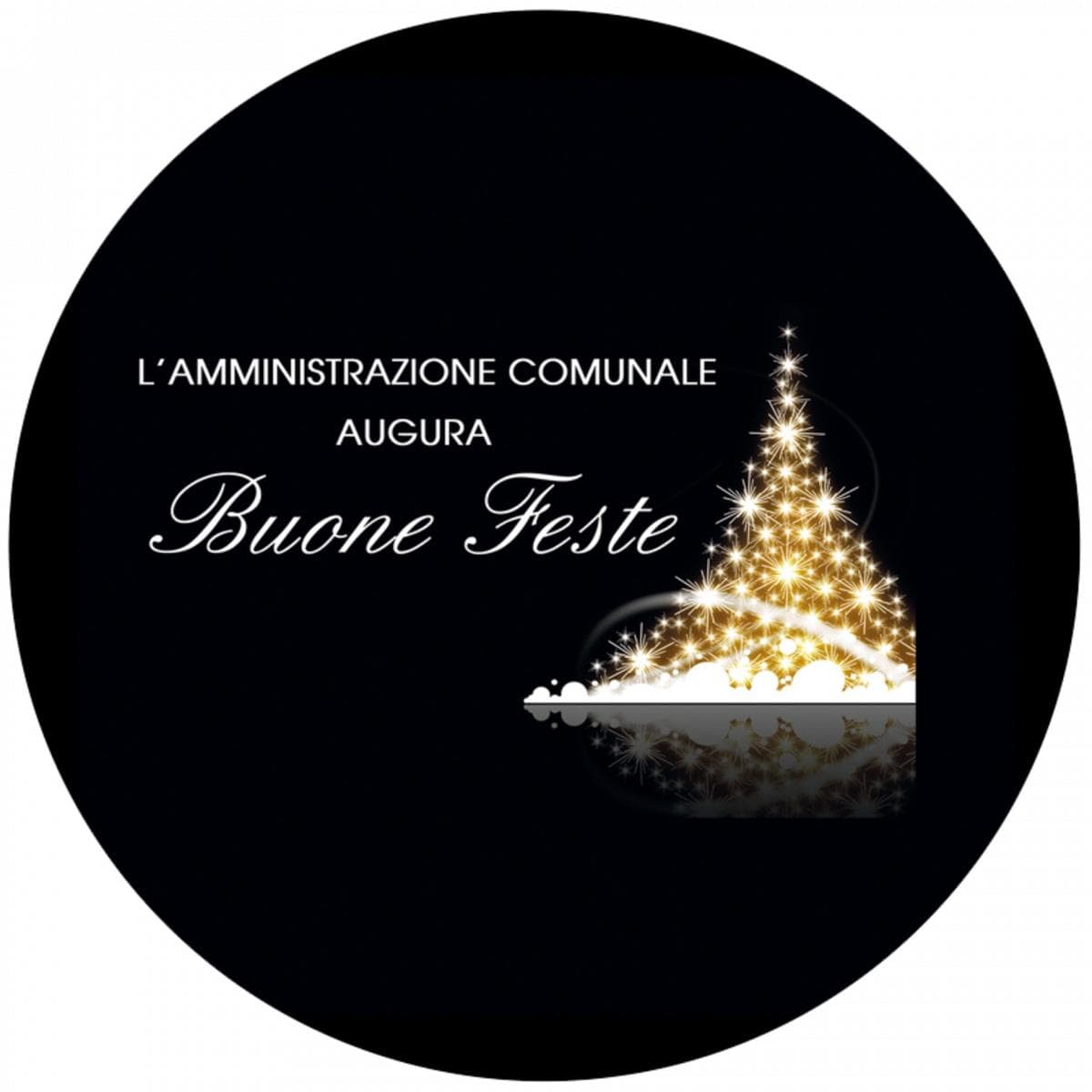 Gobo in borosilicate glass.Christmas Good Holidays. øE26.8mm, øIMG23mm