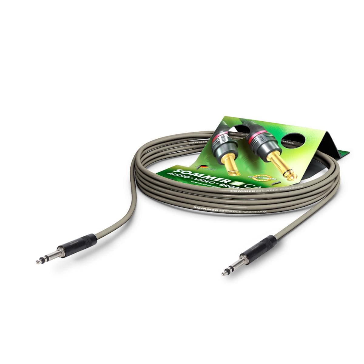 Patch cable, b-gauge SC-Goblin, 2 x 0,14 mm² | B-Gauge / B-Gauge, NEUTRIK | 0,75m | grey