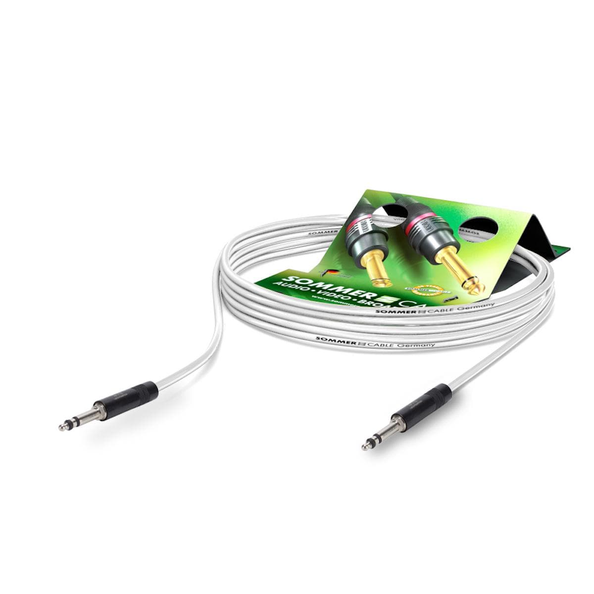 Patch cable, b-gauge SC-Goblin, 2 x 0,14 mm² | B-Gauge / B-Gauge, NEUTRIK | 0,75m | white