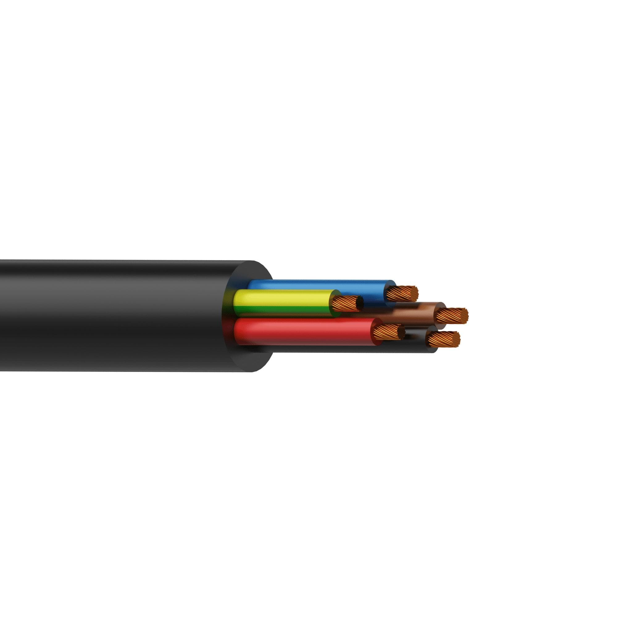 Power cable - H07RN-F 5G2.5 - 5 x 2.5 mm² - 13 AWG