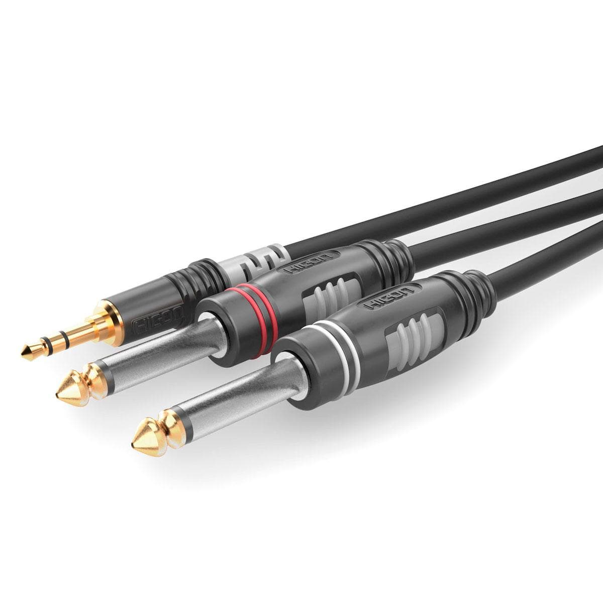 Instrument cable | 2 x jack / mini jack, HICON | 6,00 m
