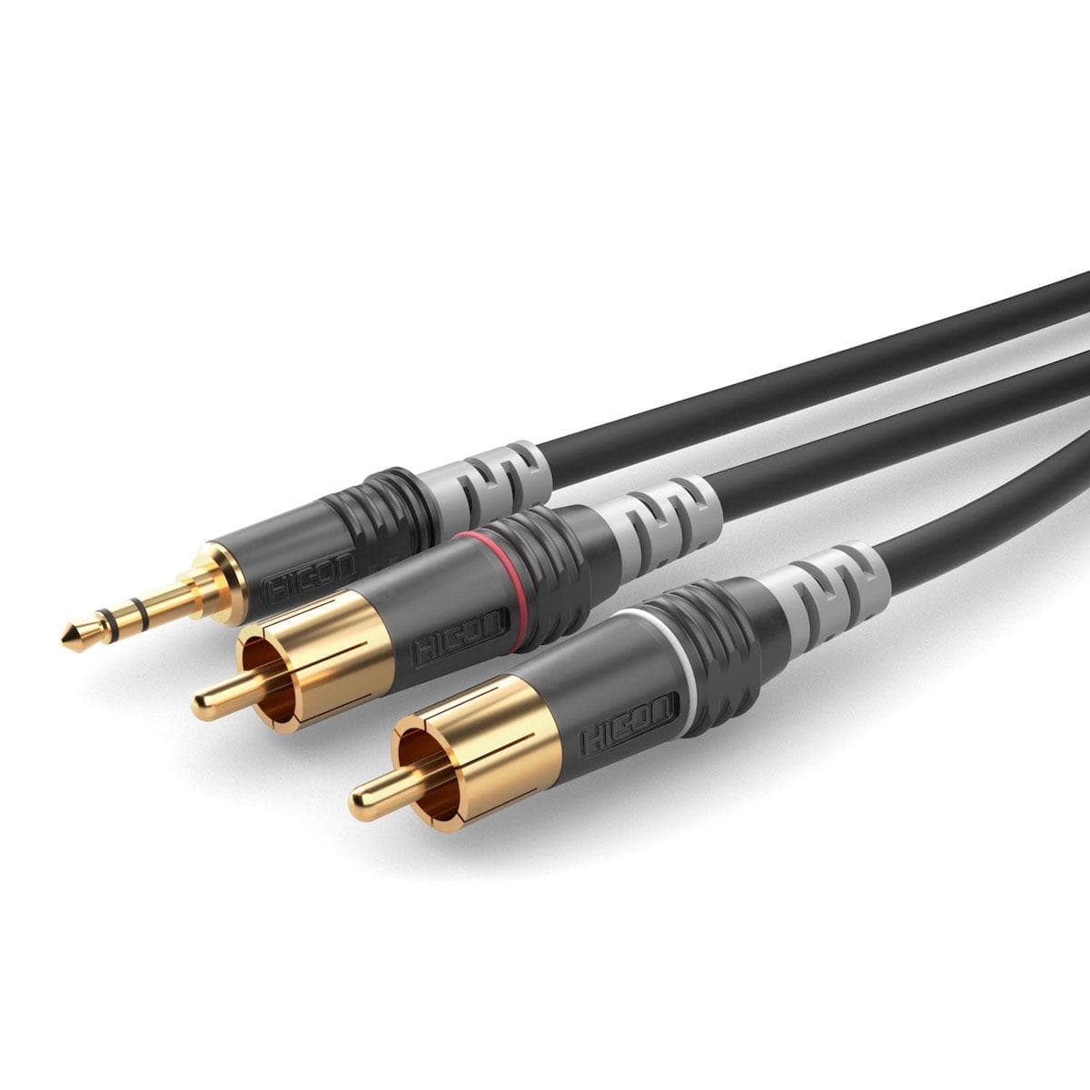 Instrument cable | Mini jack / 2 x RCA, HICON | 6,00 m