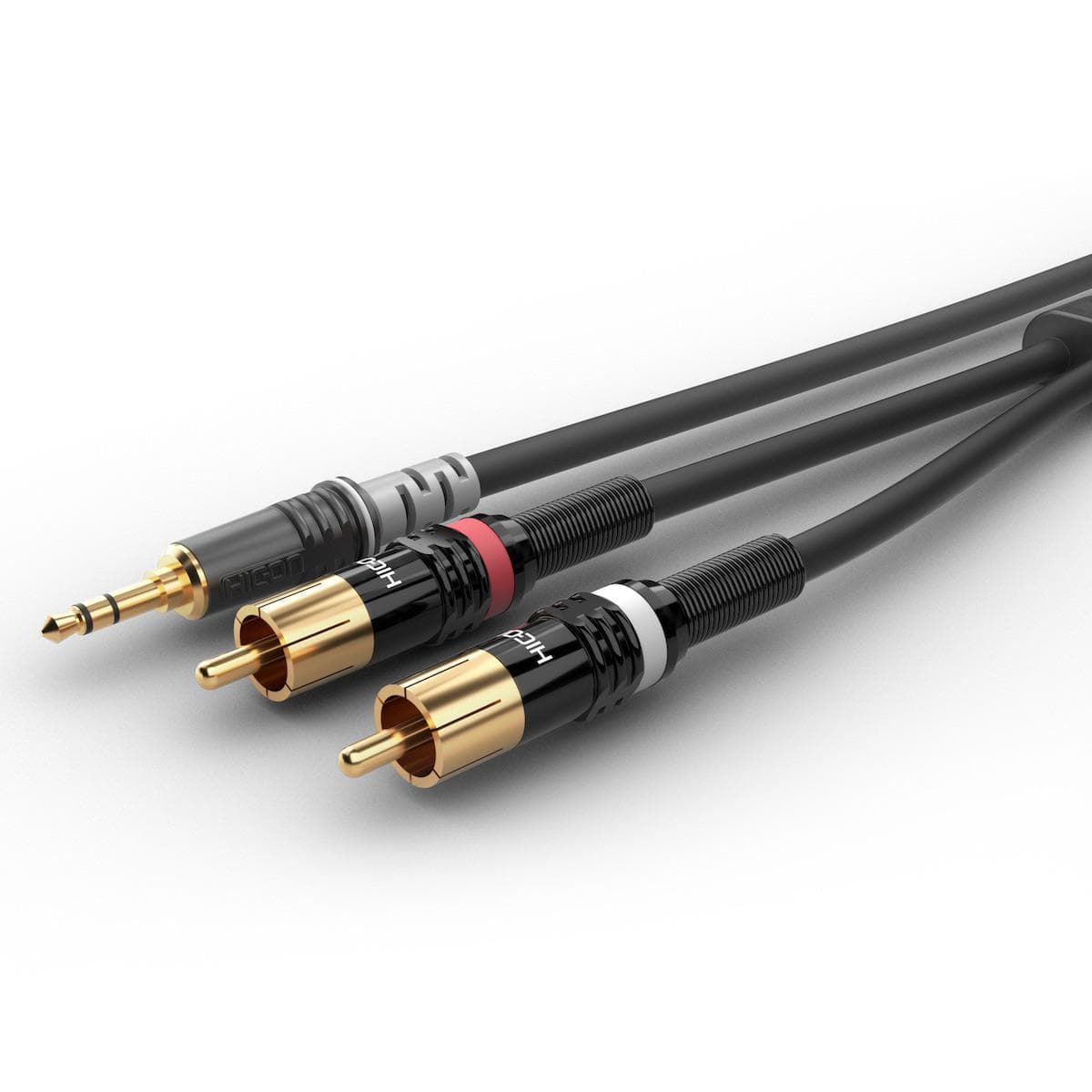 Instrument cable | Mini jack / 2 x RCA, HICON | 6,00 m